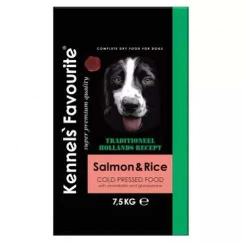 Kennels Favorite Cold Pressed Salmon&Rice száraz kutyatáp 7,5kg