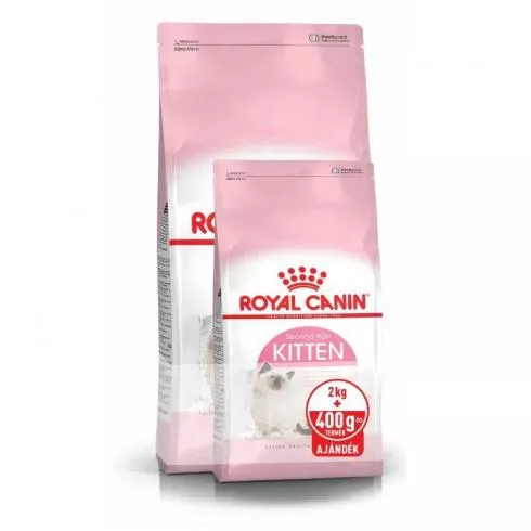 Royal Canin Kitten 2kg+ 400g-kölyök macska száraz táp
