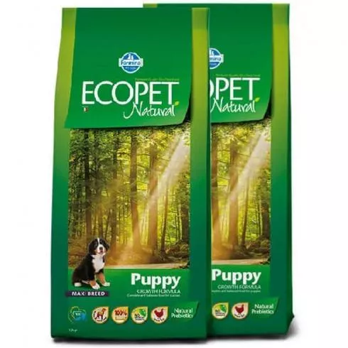 Ecopet Natural Puppy Maxi 2x14kg
