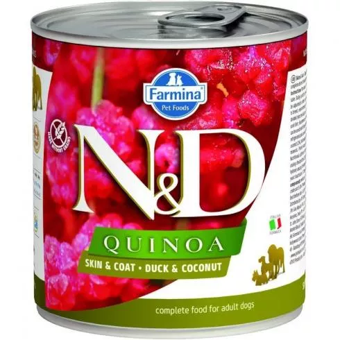 N&D Quinoa Dog konzerv kacsa&kókusz 285g