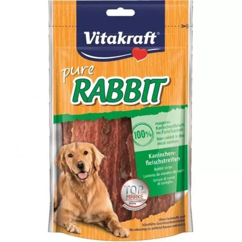 Vitakraft Rabbit Slices Kutya Jutalomfalat Nyúlhús Szeletek 80g