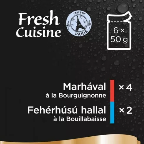 SHEBA Mini 6x50g Fresh cuisine Paris