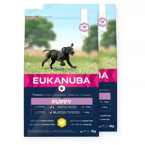 Eukanuba Puppy Large 2x3kg