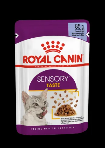 Royal Canin Sensory Taste Jelly 85g - zselés nedves táp felnőtt macskák részére
