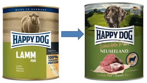 Happy Dog Sensible Pure Neuseeland - szín bárányhús konzerv 200g