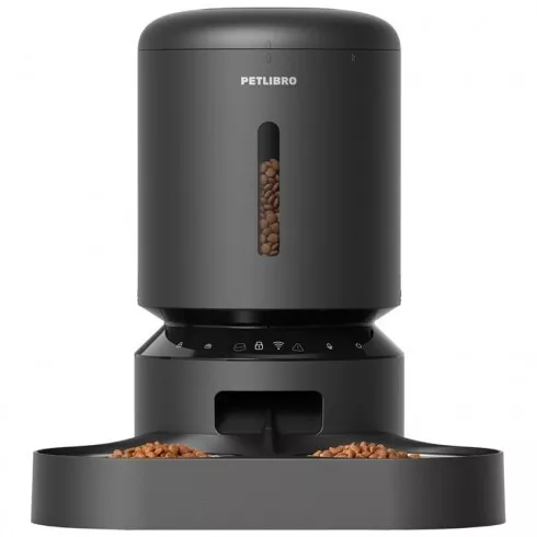 Petlibro Granary ételadagoló dupla tállal, Wifi-s, 5L (fekete)