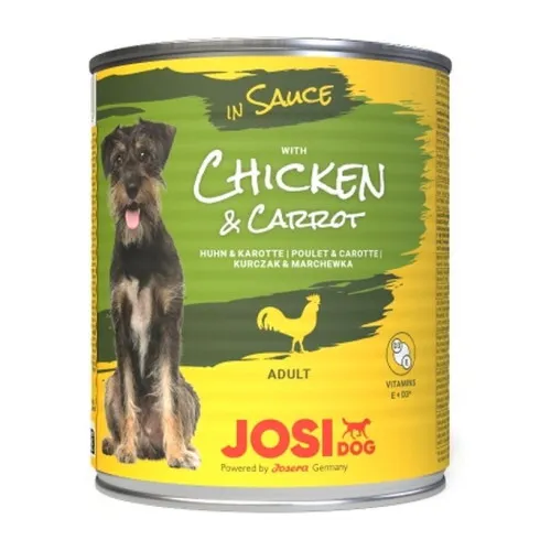 JosiDog Chicken&Carrot in Sauce Konzerv 830g
