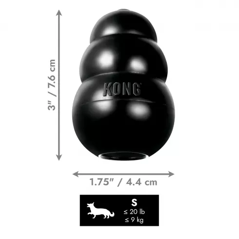 KONG Játék Extrém Harang Fekete Kutyajáték S