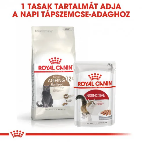 Royal Canin Ageing Sterilised 12+ 4kg-ivartalanított idős macska száraz táp