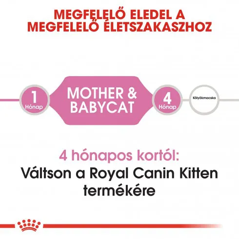 Royal Canin Mother&Babycat 400g- kölyök és anya macska száraz táp