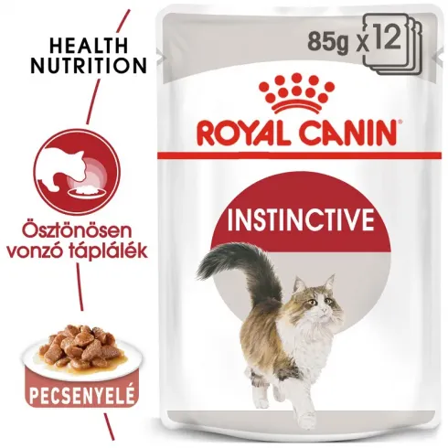 Royal Canin Instinctive Gravy 12x85g - felnőtt macska szószos nedves táp