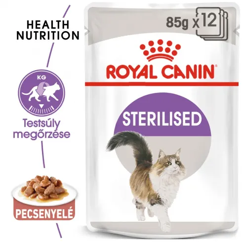 Royal Canin Sterilised Gravy 85g - ivartalanított felnőtt macska szószos nedves táp