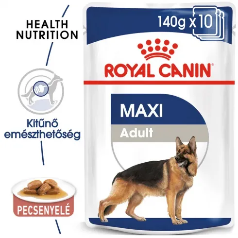 Royal Canin Maxi Adult 12x140g-nedves táp nagytestű felnőtt kutya részére
