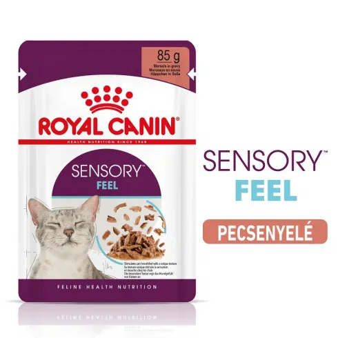 Royal Canin Sensory Feel Gravy 85g - szószos nedves táp felnőtt macskák részére
